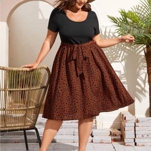 Dalmatian print dress size 22